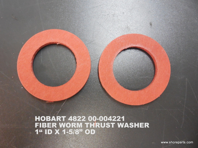 Hobart 4822 meat Grinder Part 00-004221 Fiber Worm Thrust Washer Sold in Pairs